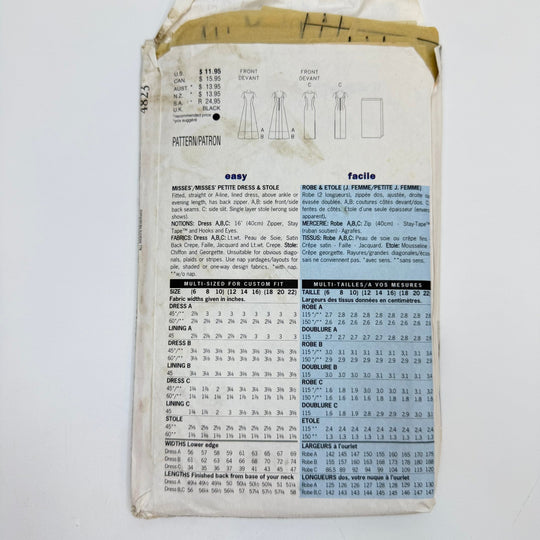 Sewing Pattern - Womenswear - Butterick 4823 - True Deadstock supplies Fabric by private - Sustainable Textile | FABCYCLE