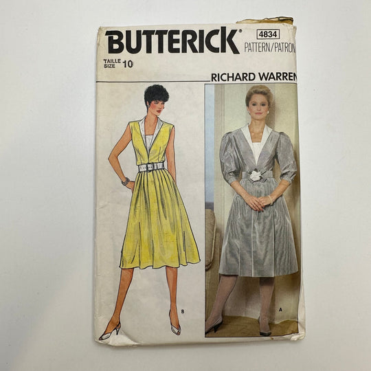 Sewing Pattern - Womenswear - Butterick 4834 - True Deadstock supplies Fabric by private - Sustainable Textile | FABCYCLE