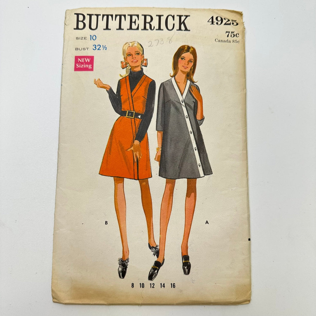 Sewing Pattern - Womenswear - Butterick 4925 - True Deadstock supplies Fabric by private - Sustainable Textile | FABCYCLE