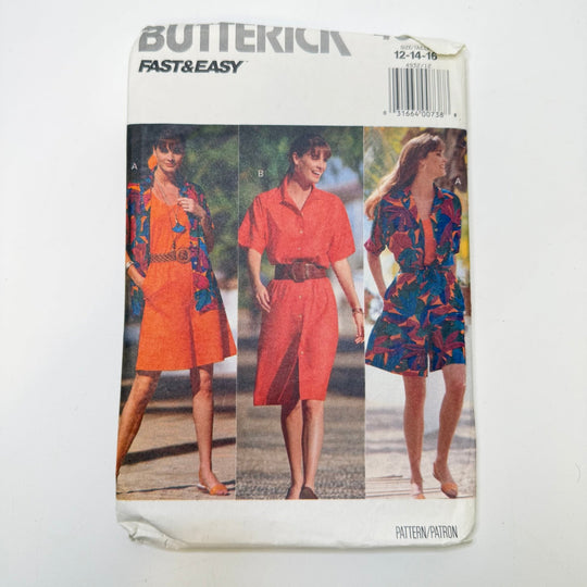 Sewing Pattern - Womenswear - Butterick 4932 - True Deadstock supplies Fabric by private - Sustainable Textile | FABCYCLE