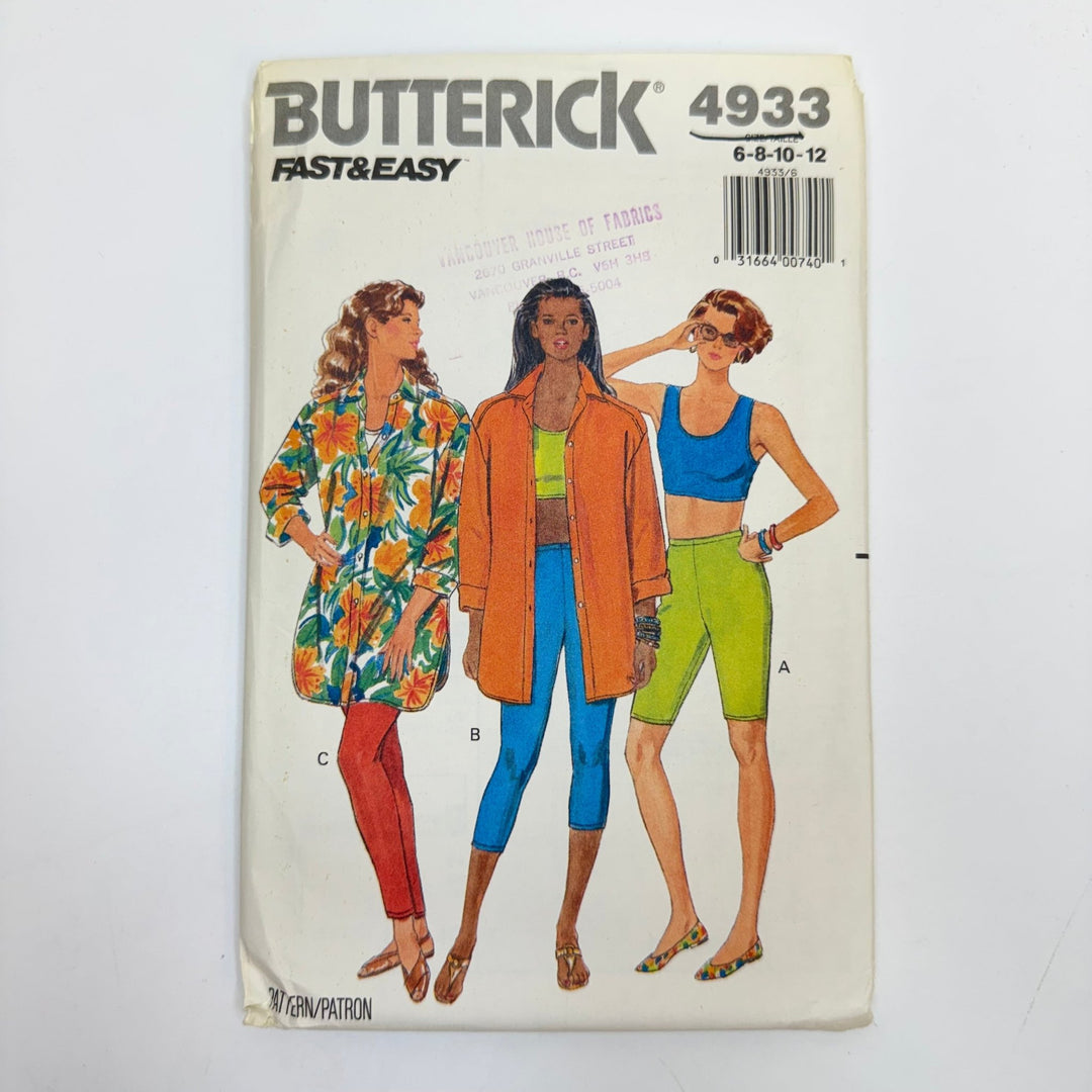 Sewing Pattern - Womenswear - Butterick 4933 - True Deadstock supplies Fabric by private - Sustainable Textile | FABCYCLE