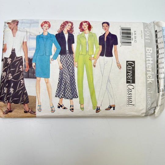 Sewing Pattern - Womenswear - Butterick 4941 - True Deadstock supplies Fabric by private - Sustainable Textile | FABCYCLE