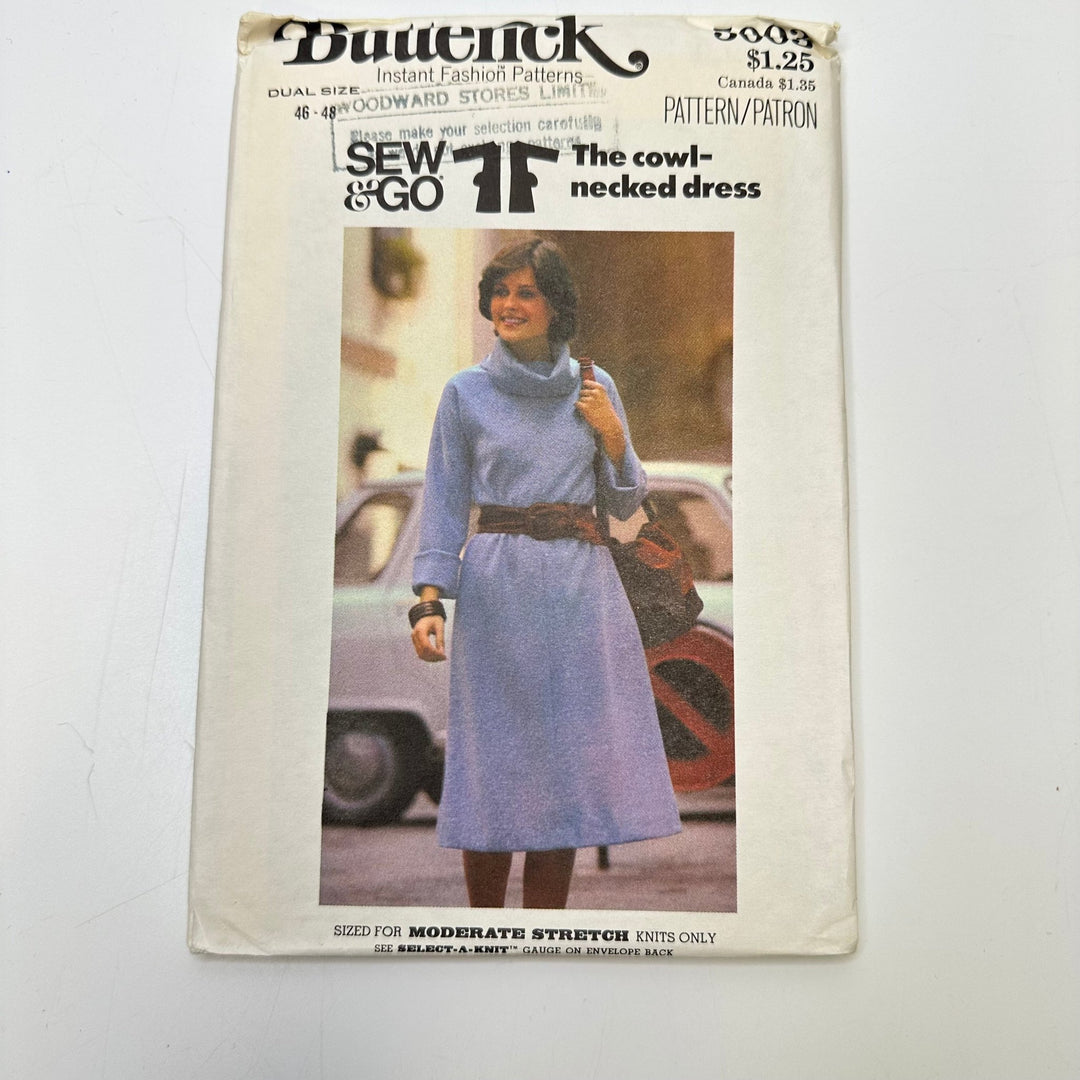 Sewing Pattern - Womenswear - Butterick 5003 - True Deadstock supplies Fabric by private - Sustainable Textile | FABCYCLE