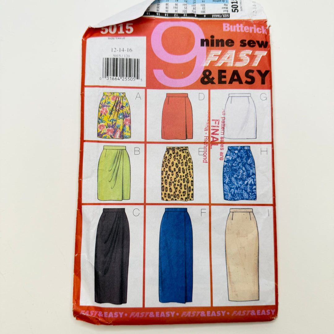 Sewing Pattern - Womenswear - Butterick 5015 - True Deadstock supplies Fabric by private - Sustainable Textile | FABCYCLE