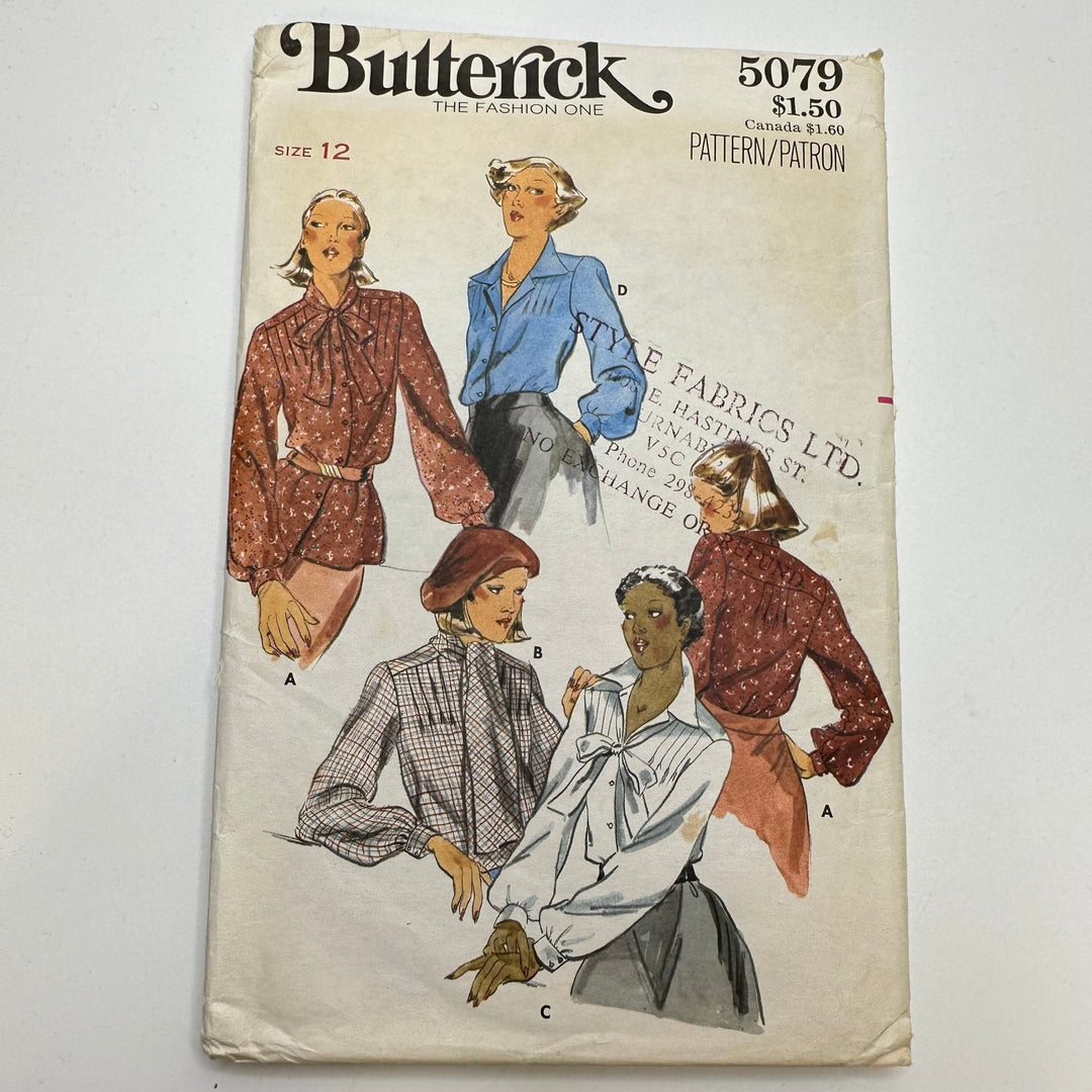 Sewing Pattern - Womenswear - Butterick 5079 - True Deadstock supplies Fabric by private - Sustainable Textile | FABCYCLE