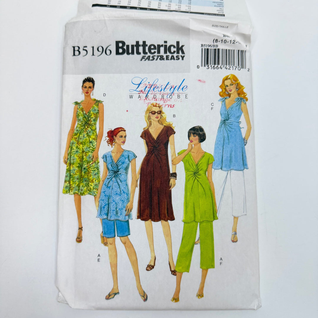 Sewing Pattern - Womenswear - Butterick 5196 - True Deadstock supplies Fabric by private - Sustainable Textile | FABCYCLE