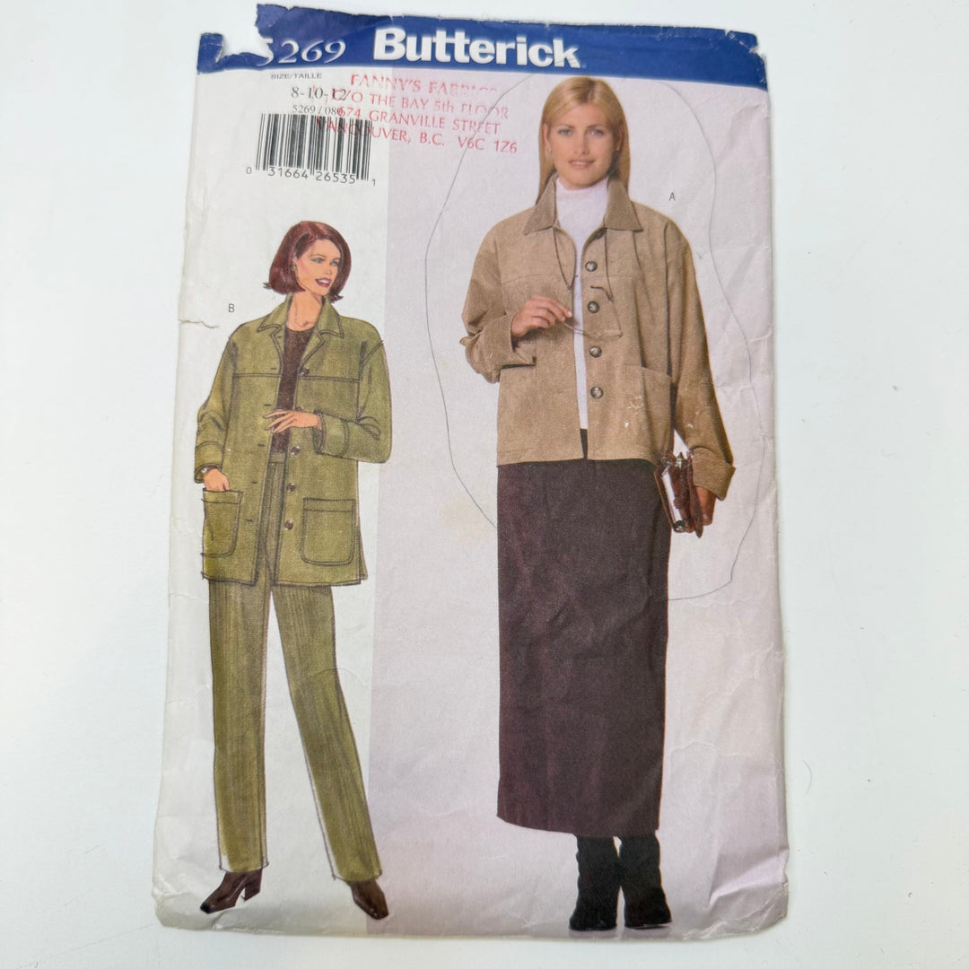 Sewing Pattern - Womenswear - Butterick 5269 - True Deadstock supplies Fabric by private - Sustainable Textile | FABCYCLE