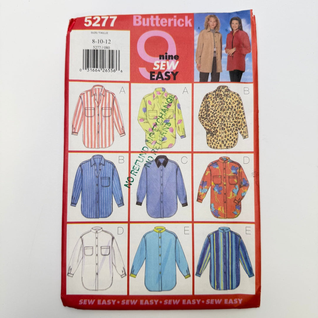 Sewing Pattern - Womenswear - Butterick 5277 - True Deadstock supplies Fabric by private - Sustainable Textile | FABCYCLE