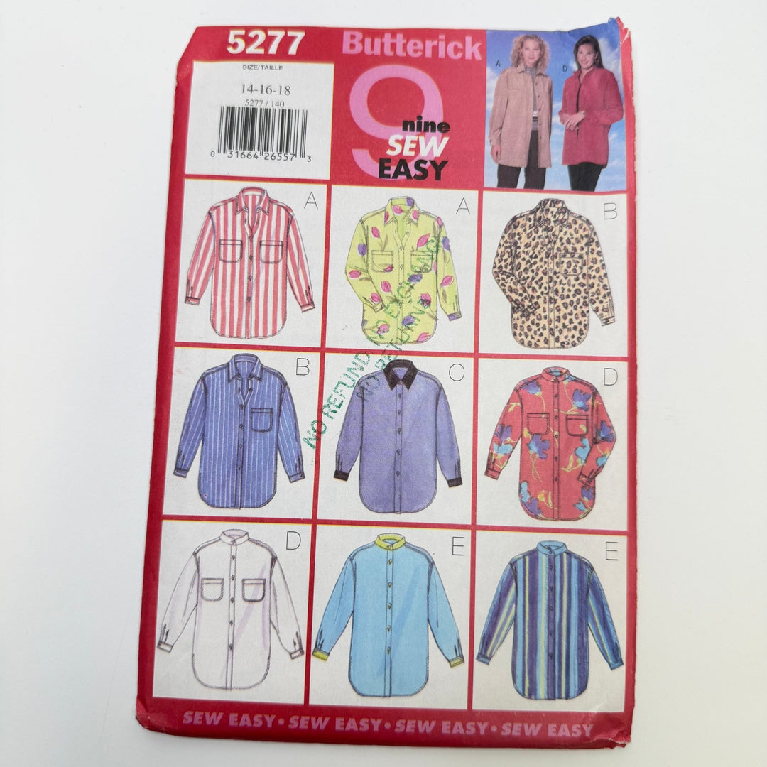 Sewing Pattern - Womenswear - Butterick 5277 - True Deadstock supplies Fabric by private - Sustainable Textile | FABCYCLE
