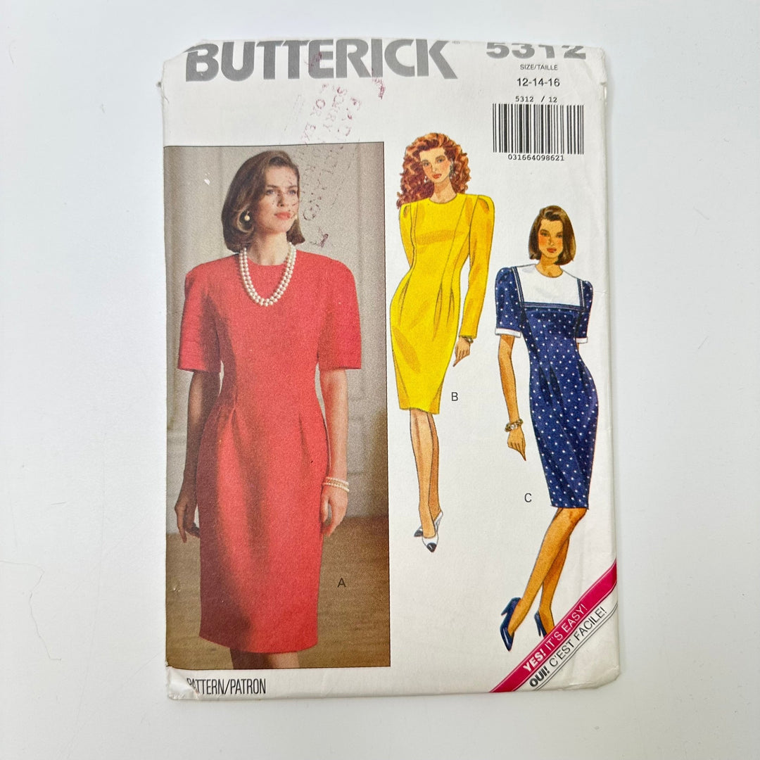Sewing Pattern - Womenswear - Butterick 5312 - True Deadstock supplies Fabric by private - Sustainable Textile | FABCYCLE