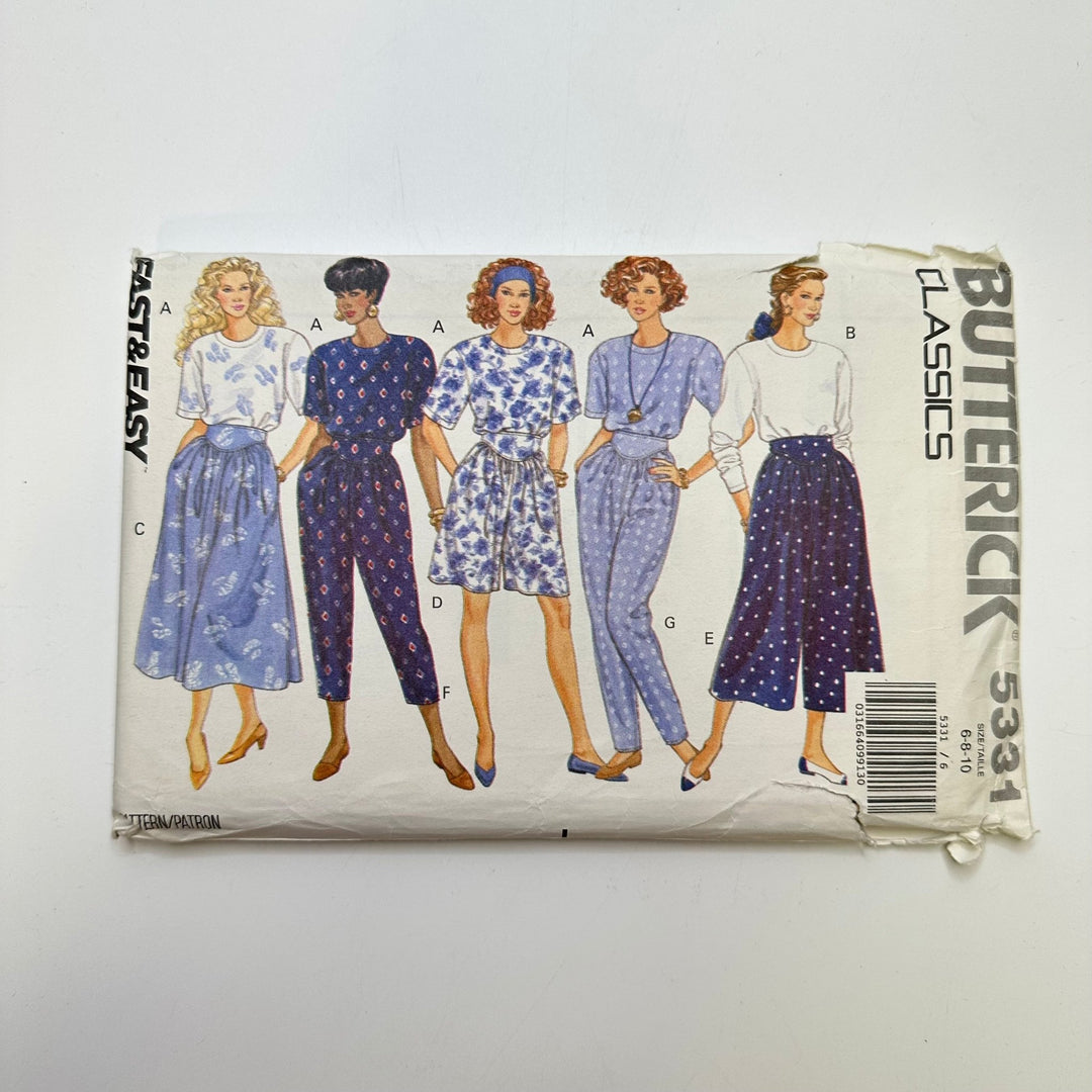 Sewing Pattern - Womenswear - Butterick 5331 - True Deadstock supplies Fabric by private - Sustainable Textile | FABCYCLE