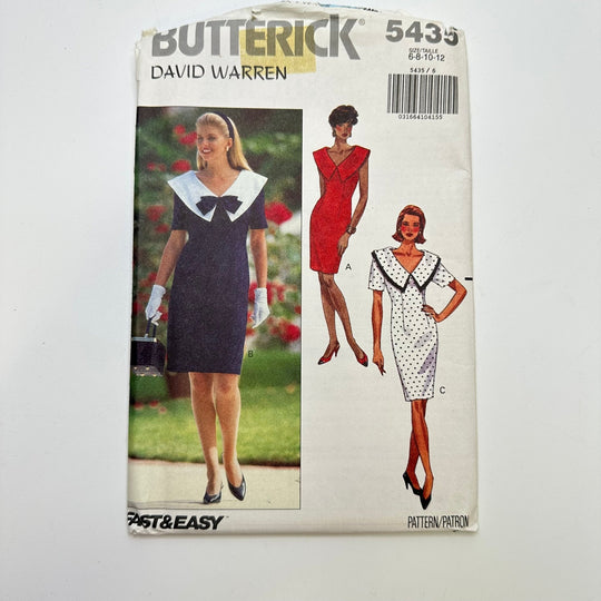 Sewing Pattern - Womenswear - Butterick 5435 - True Deadstock supplies Fabric by private - Sustainable Textile | FABCYCLE