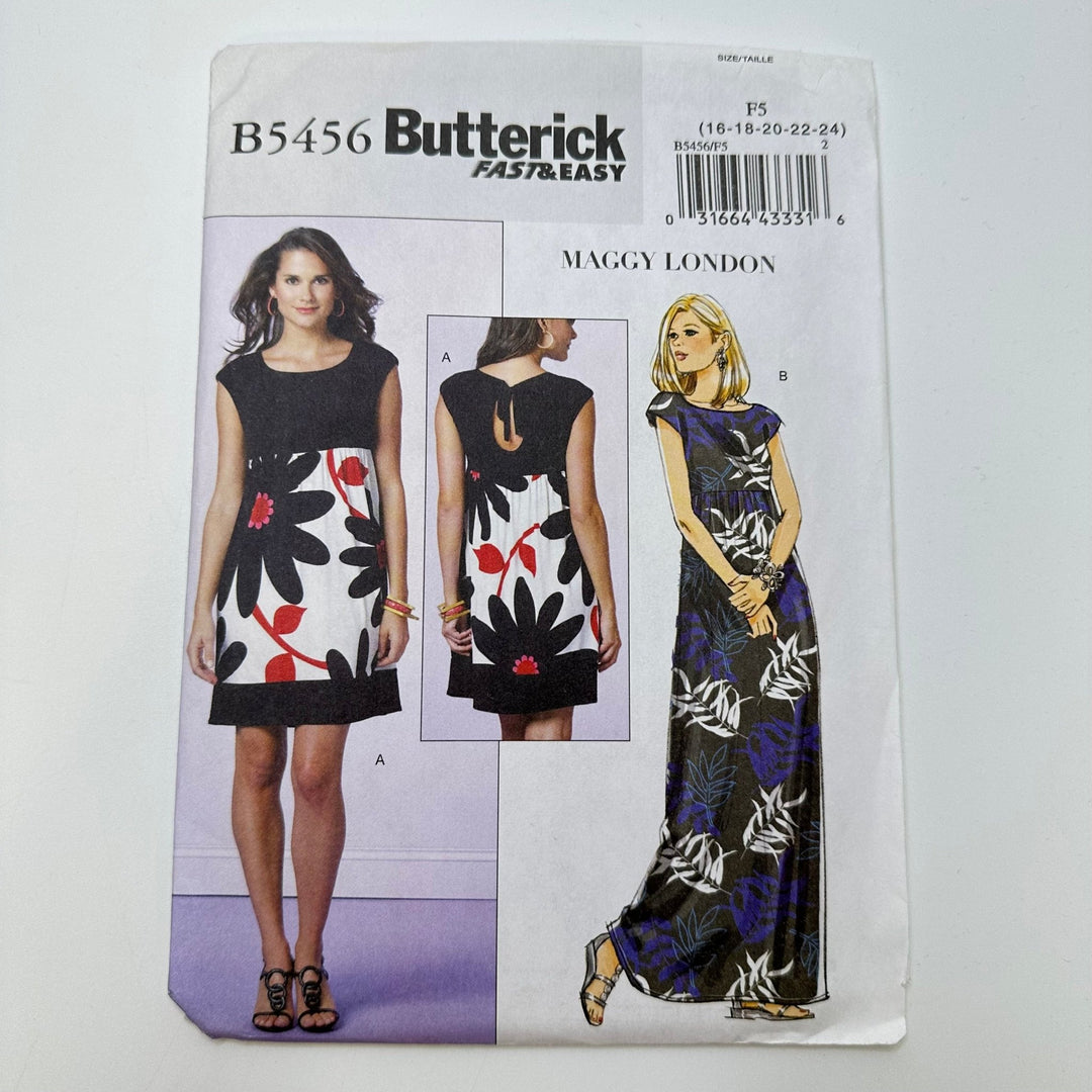 Sewing Pattern - Womenswear - Butterick 5456 - True Deadstock supplies Fabric by private - Sustainable Textile | FABCYCLE