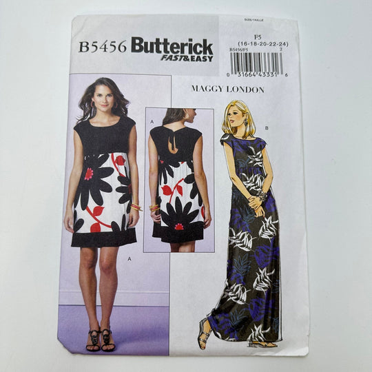 Sewing Pattern - Womenswear - Butterick 5456 - True Deadstock supplies Fabric by private - Sustainable Textile | FABCYCLE