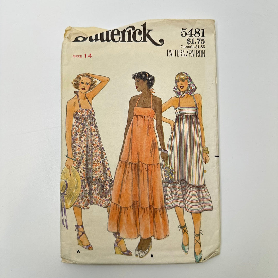 Sewing Pattern - Womenswear - Butterick 5481 - True Deadstock supplies Fabric by private - Sustainable Textile | FABCYCLE