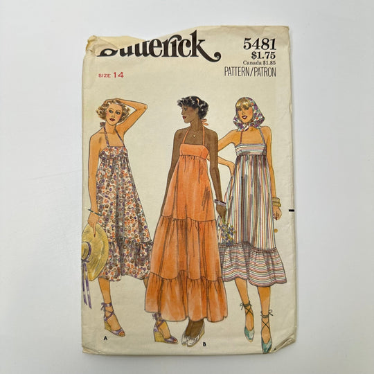 Sewing Pattern - Womenswear - Butterick 5481 - True Deadstock supplies Fabric by private - Sustainable Textile | FABCYCLE