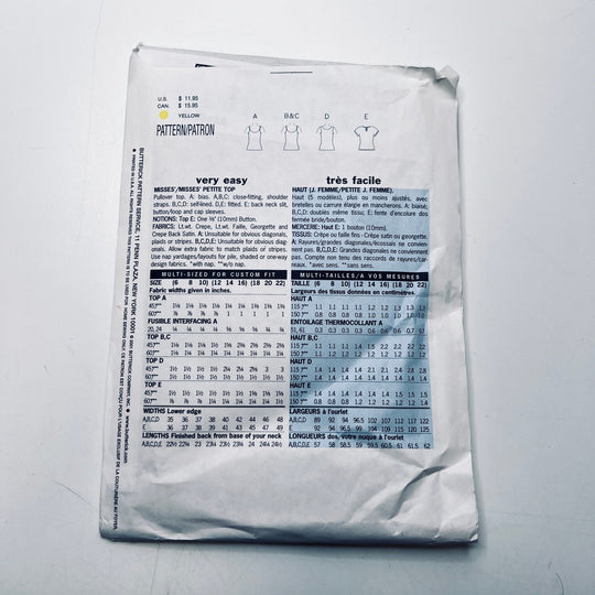 Sewing Pattern - Womenswear - Butterick 5487 - True Deadstock supplies Fabric by private - Sustainable Textile | FABCYCLE