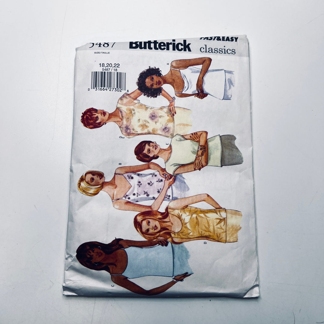 Sewing Pattern - Womenswear - Butterick 5487 - True Deadstock supplies Fabric by private - Sustainable Textile | FABCYCLE