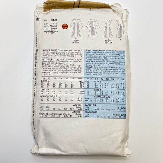 Sewing Pattern - Womenswear - Butterick 5590 - True Deadstock supplies Fabric by private - Sustainable Textile | FABCYCLE