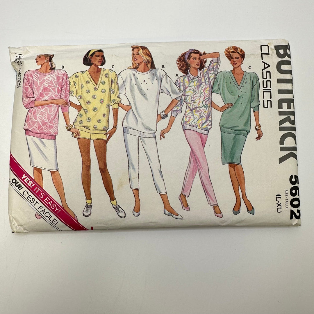 Sewing Pattern - Womenswear - Butterick 5602 - True Deadstock supplies Fabric by private - Sustainable Textile | FABCYCLE