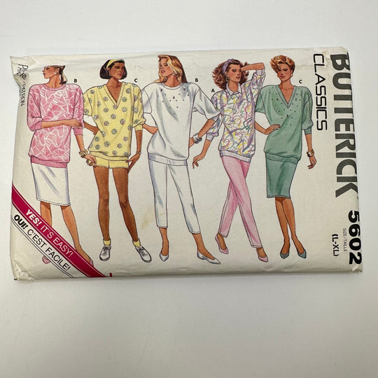 Sewing Pattern - Womenswear - Butterick 5602 - True Deadstock supplies Fabric by private - Sustainable Textile | FABCYCLE