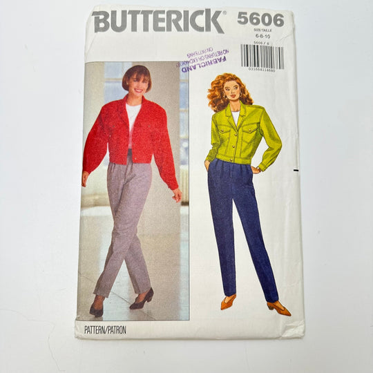 Sewing Pattern - Womenswear - Butterick 5606 - True Deadstock supplies Fabric by private - Sustainable Textile | FABCYCLE