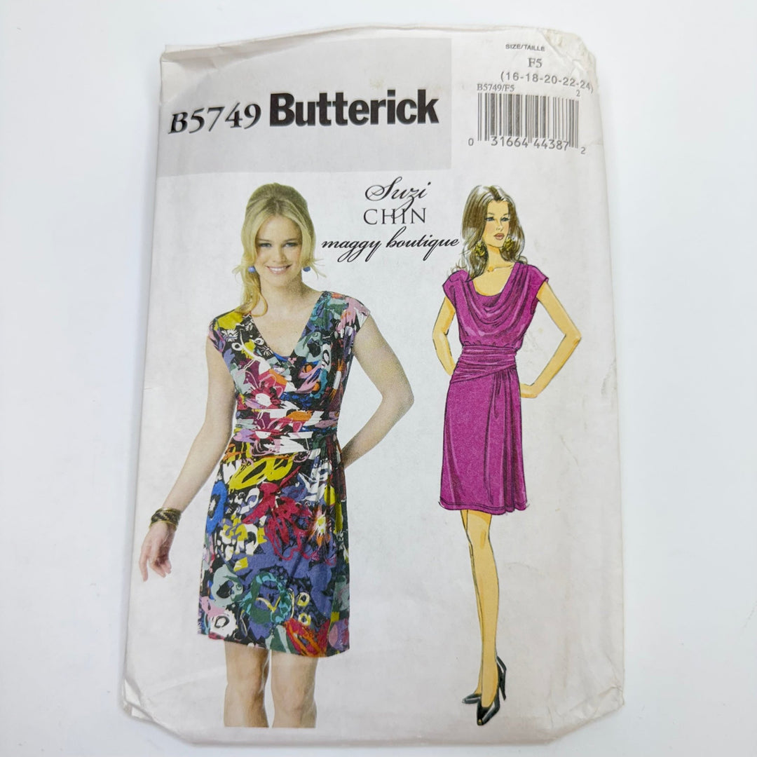 Sewing Pattern - Womenswear - Butterick 5749 - True Deadstock supplies Fabric by private - Sustainable Textile | FABCYCLE