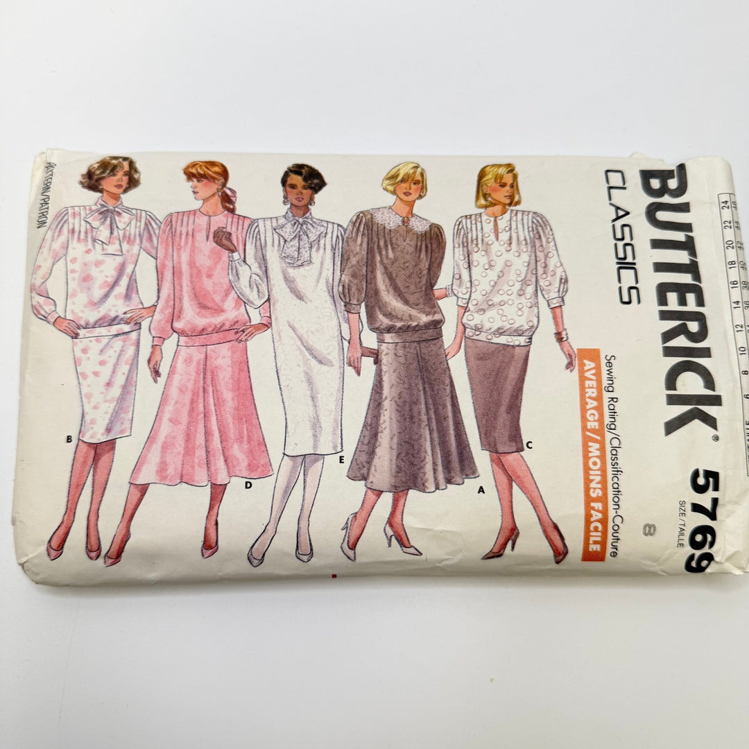 Sewing Pattern - Womenswear - Butterick 5769 - True Deadstock supplies Fabric by private - Sustainable Textile | FABCYCLE