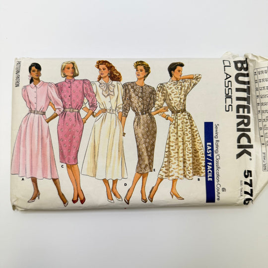 Sewing Pattern - Womenswear - Butterick 5770 - True Deadstock supplies Fabric by private - Sustainable Textile | FABCYCLE