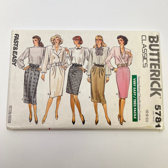 Sewing Pattern - Womenswear - Butterick 5781 - True Deadstock supplies Fabric by private - Sustainable Textile | FABCYCLE