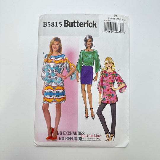 Sewing Pattern - Womenswear - Butterick 5815 - True Deadstock supplies Fabric by private - Sustainable Textile | FABCYCLE