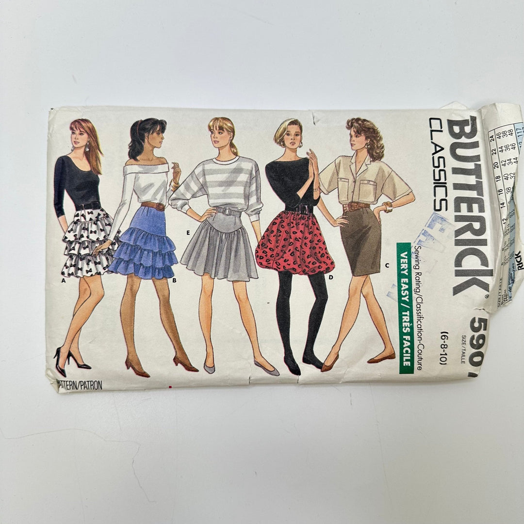Sewing Pattern - Womenswear - Butterick 5907 - True Deadstock supplies Fabric by private - Sustainable Textile | FABCYCLE
