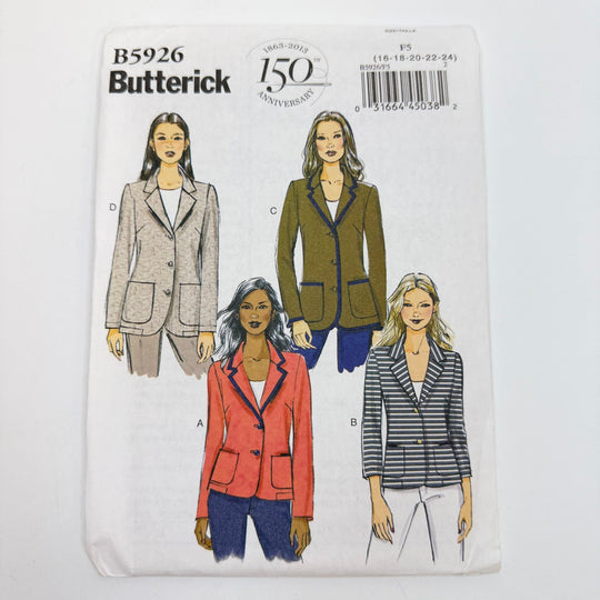 Sewing Pattern - Womenswear - Butterick 5926 - True Deadstock supplies Fabric by private - Sustainable Textile | FABCYCLE