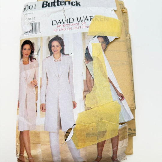 Sewing Pattern - Womenswear - Butterick 6001 - True Deadstock supplies Fabric by private - Sustainable Textile | FABCYCLE