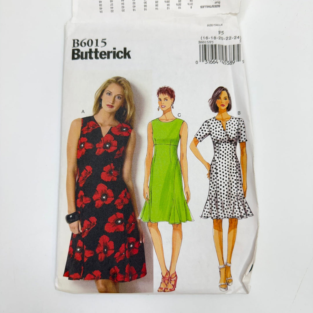 Sewing Pattern - Womenswear - Butterick 6015 - True Deadstock supplies Fabric by private - Sustainable Textile | FABCYCLE