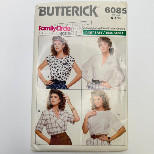 Sewing Pattern - Womenswear - Butterick 6085 - True Deadstock supplies Fabric by private - Sustainable Textile | FABCYCLE