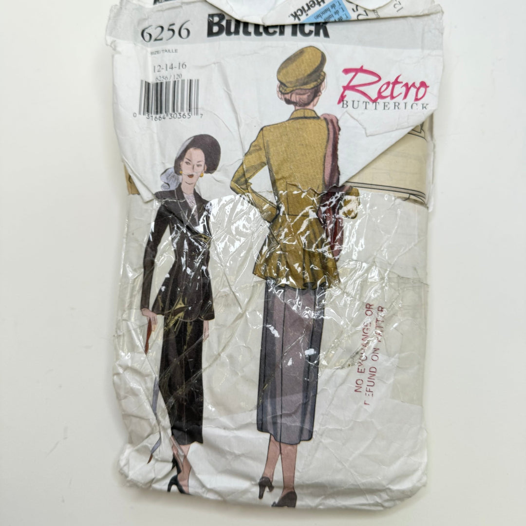 Sewing Pattern - Womenswear - Butterick 6256 - True Deadstock supplies Fabric by private - Sustainable Textile | FABCYCLE