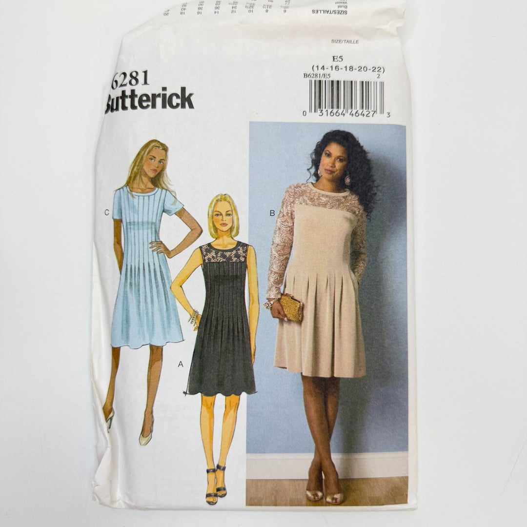 Sewing Pattern - Womenswear - Butterick 6281 - True Deadstock supplies Fabric by private - Sustainable Textile | FABCYCLE