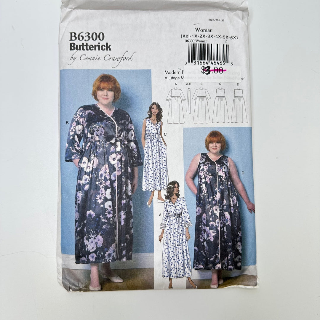 Sewing Pattern - Womenswear - Butterick 6300 - True Deadstock supplies Fabric by private - Sustainable Textile | FABCYCLE
