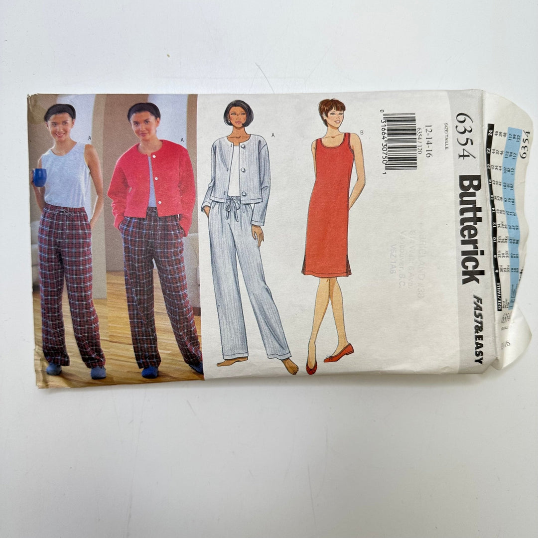 Sewing Pattern - Womenswear - Butterick 6354 - True Deadstock supplies Fabric by private - Sustainable Textile | FABCYCLE