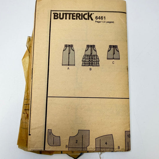 Sewing Pattern - Womenswear - Butterick 6461 - True Deadstock supplies Fabric by private - Sustainable Textile | FABCYCLE