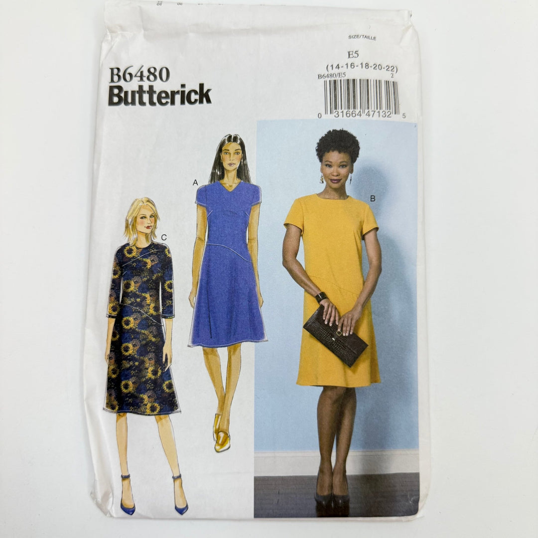 Sewing Pattern - Womenswear - Butterick 6480 - True Deadstock supplies Fabric by private - Sustainable Textile | FABCYCLE