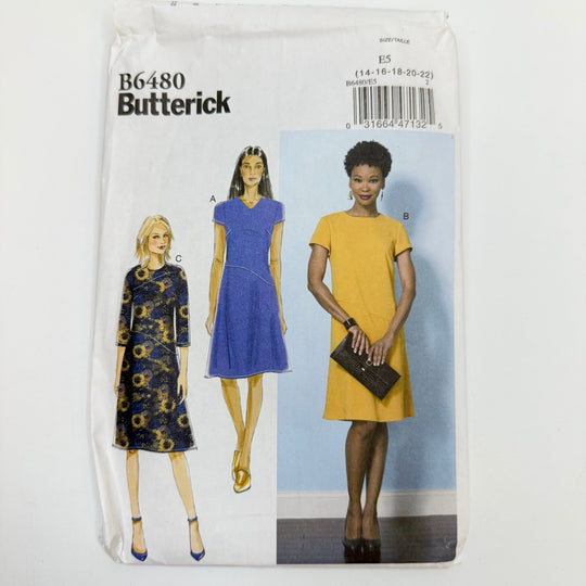 Sewing Pattern - Womenswear - Butterick 6480 - True Deadstock supplies Fabric by private - Sustainable Textile | FABCYCLE