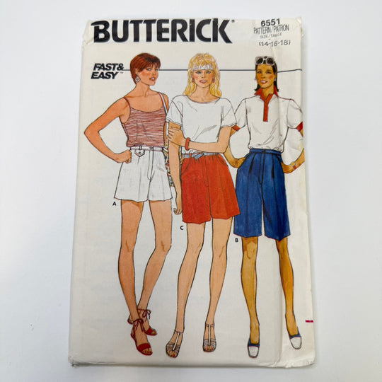 Sewing Pattern - Womenswear - Butterick 6551 - True Deadstock supplies Fabric by private - Sustainable Textile | FABCYCLE
