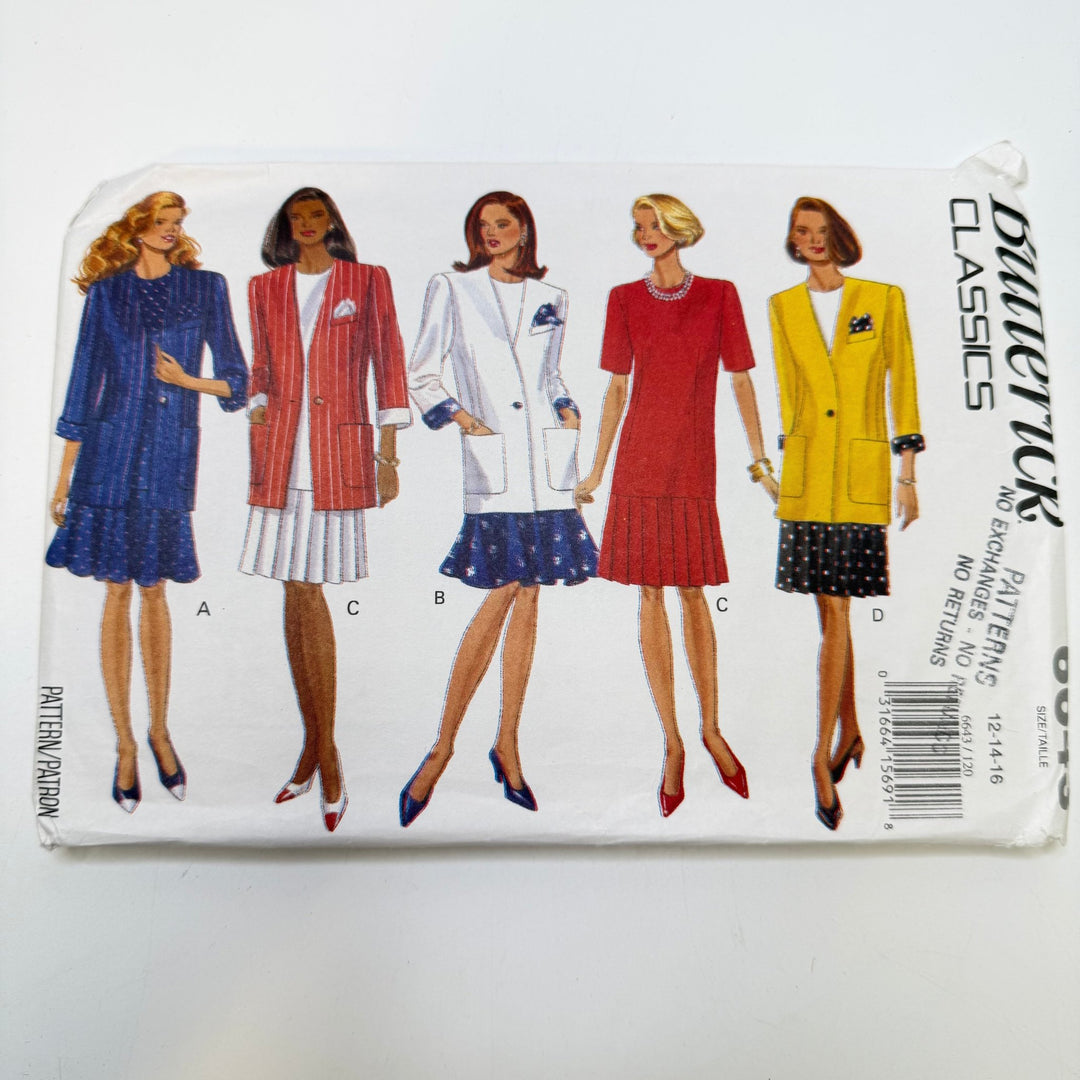 Sewing Pattern - Womenswear - Butterick 6643 - True Deadstock supplies Fabric by private - Sustainable Textile | FABCYCLE