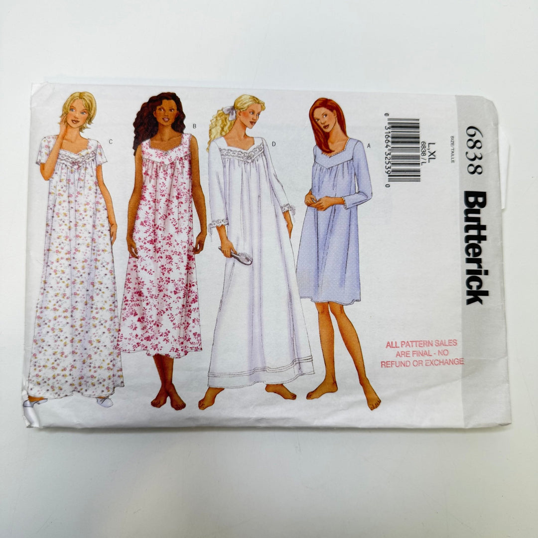 Sewing Pattern - Womenswear - Butterick 6838 - True Deadstock supplies Fabric by private - Sustainable Textile | FABCYCLE
