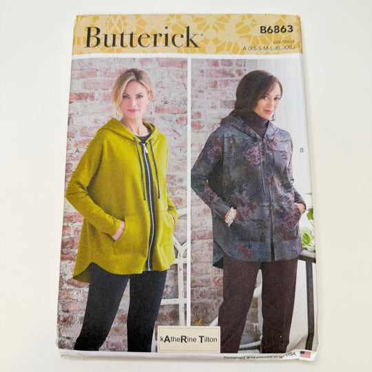 Sewing Pattern - Womenswear - Butterick 6863 - True Deadstock supplies Fabric by private - Sustainable Textile | FABCYCLE