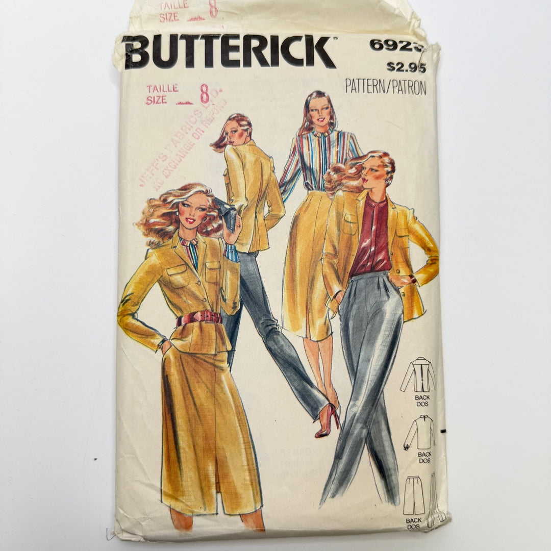 Sewing Pattern - Womenswear - Butterick 6923 - True Deadstock supplies Fabric by private - Sustainable Textile | FABCYCLE