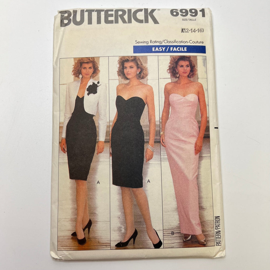 Sewing Pattern - Womenswear - Butterick 6991 - True Deadstock supplies Fabric by private - Sustainable Textile | FABCYCLE