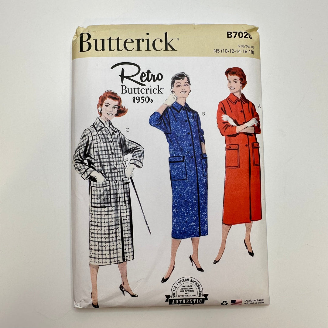 Sewing Pattern - Womenswear - Butterick 7020 - True Deadstock supplies Fabric by private - Sustainable Textile | FABCYCLE